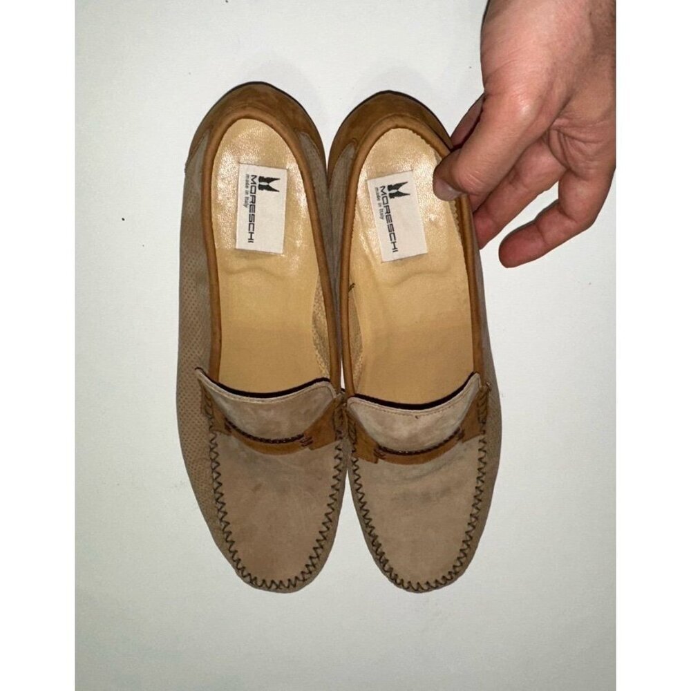 Moreschi Two Tone Retro Loafer Size 12 US - Picture 2 of 10